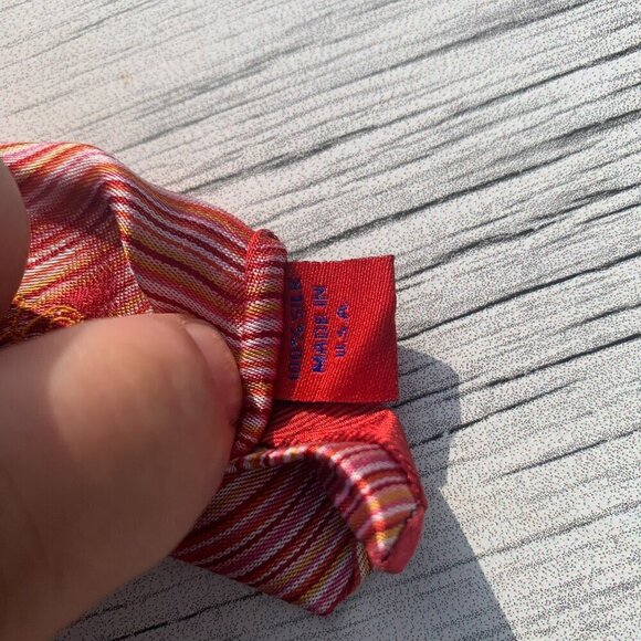 Robert Graham Paisley Floral Print Silk Tie - Picture 5 of 7